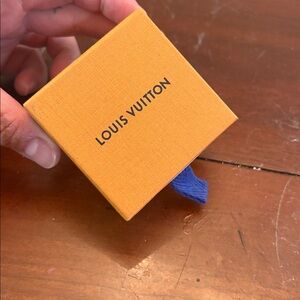 Louis Vuitton jewelry sliding Box with Royal Blue Tab
